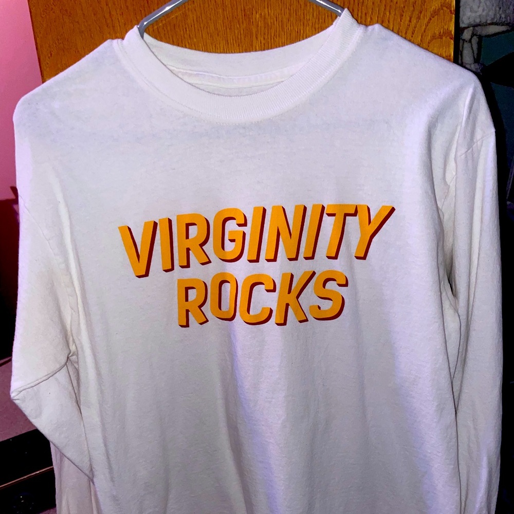 Danny Duncan Virginity Rocks White Crew Neck
